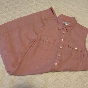 Vineyard Vines Sleeveless Shift Dress Size 4 Buttondown Professional Dress